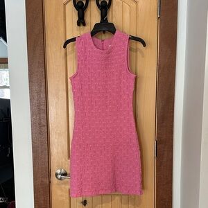 Anthropologie Sleeveless Pink Mini Dress